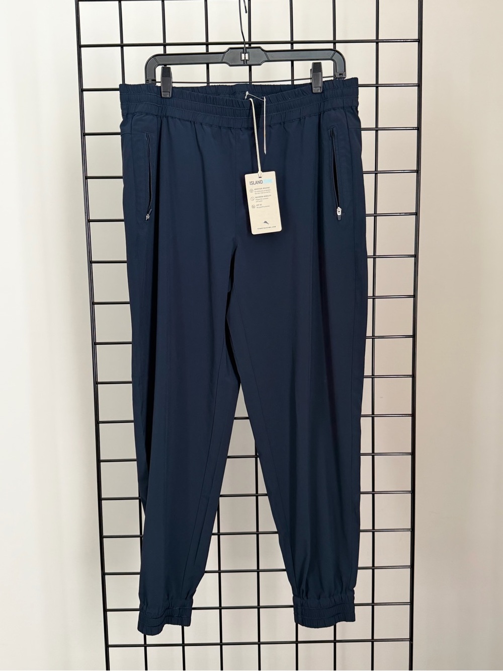 Tommy Bahama Navy Blue Lightweight Jogger Pants